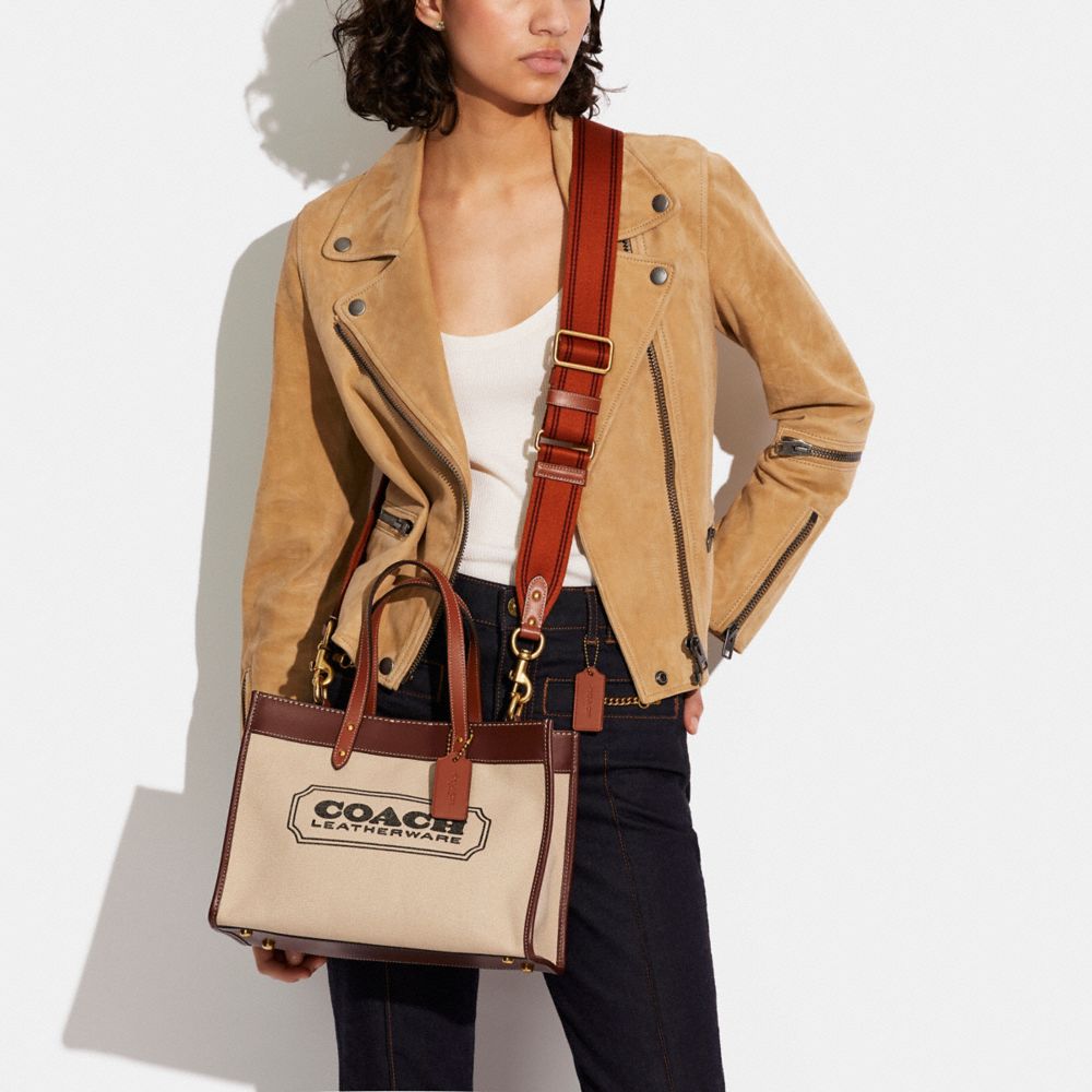 Field Tote 30 In Colorblock With Coach Badge