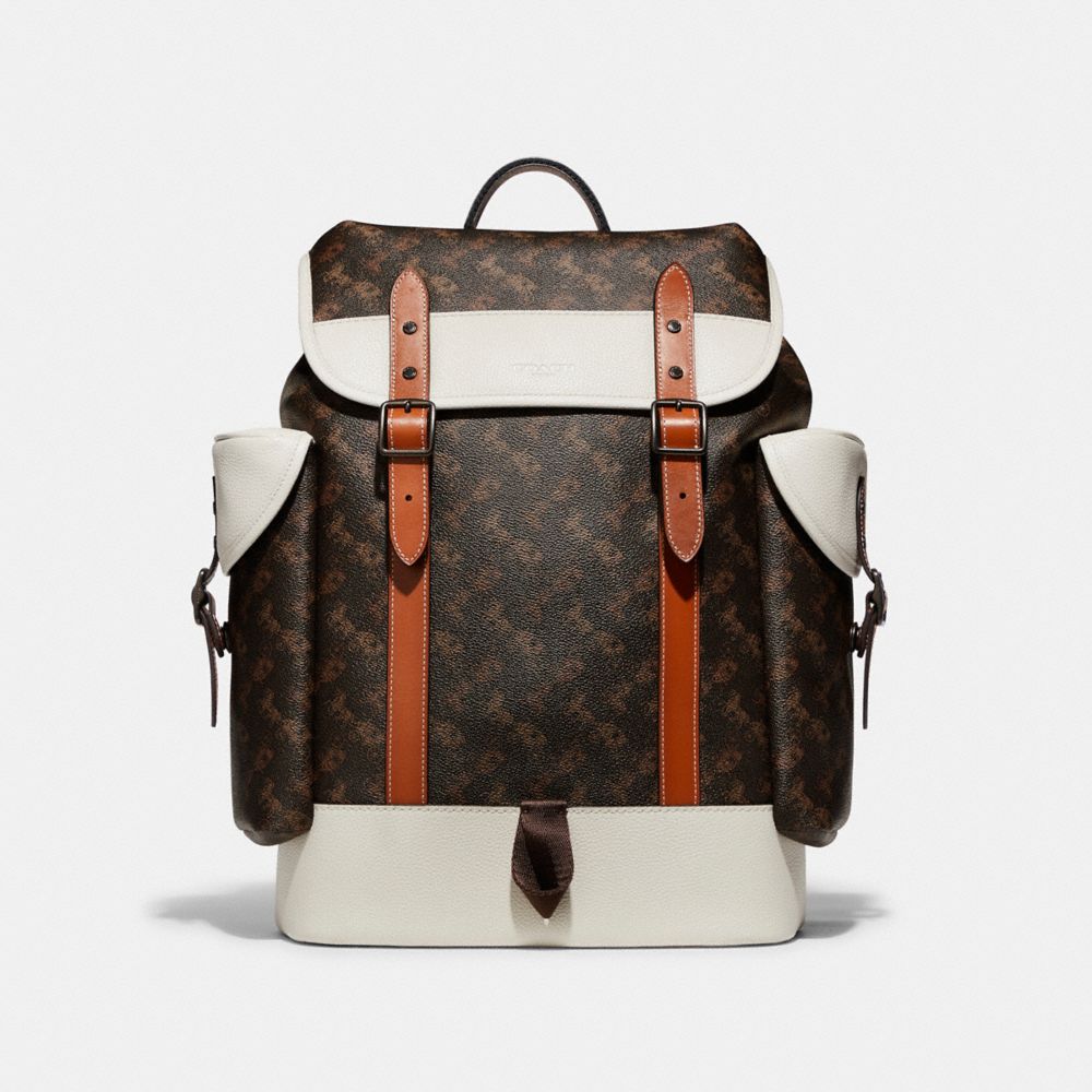 COACH® | Hitch Backpack With Horse And Carriage Print