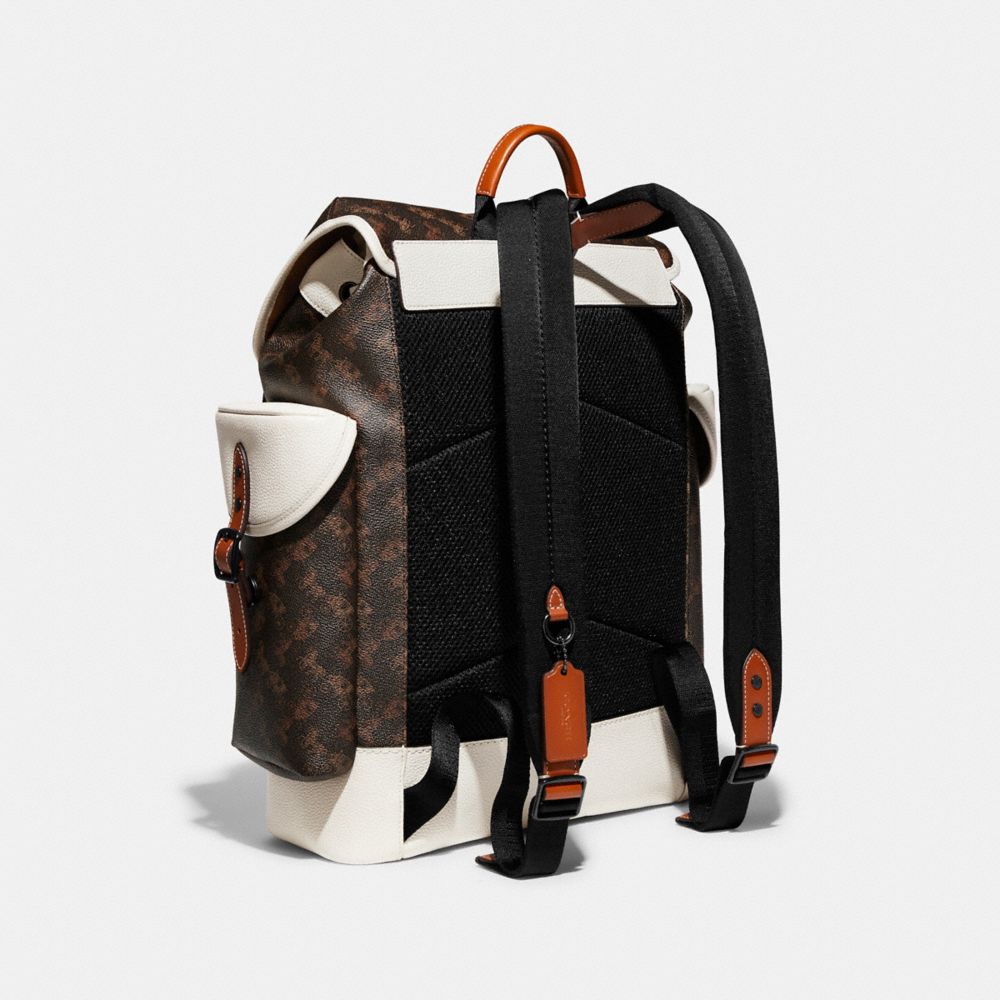 COACH® | Hitch Backpack With Horse And Carriage Print