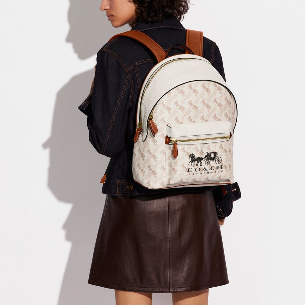 Coach horse and online carriage backpack