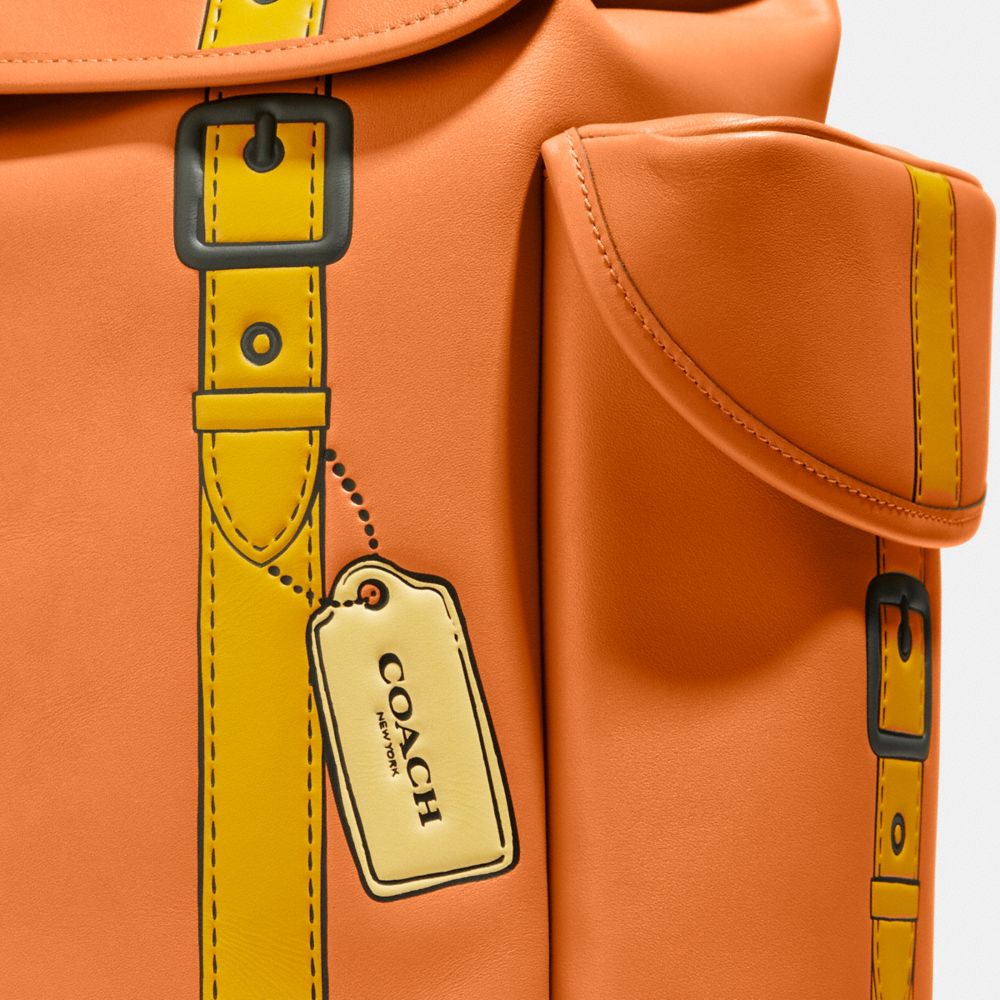 COACH® | Hitch Backpack With Trompe L'oeil