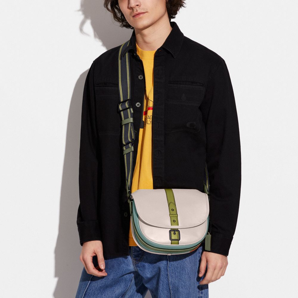 バッグ Coach Trompe L'oeil Pouch Clutch Bag Coach Trompe L'oeil Pouch Clutch Bag Signature Canvas Brown