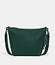 COACH®,SMALL DUFFLETTE,Medium,Pewter/Forest,Front View