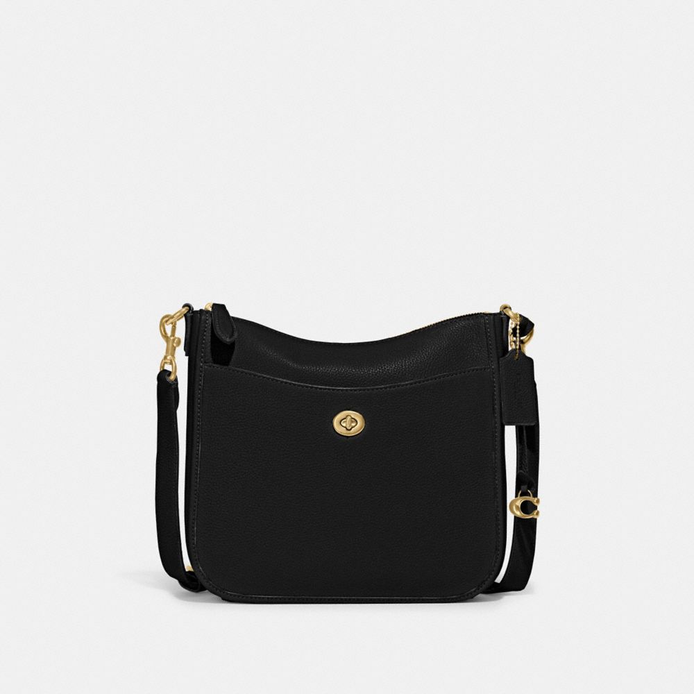 Leather Crossbody Bag Black