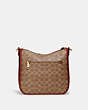 COACH®,CHAISE CROSSBODY BAG IN SIGNATURE CANVAS,Signature Coated Canvas,Small,Brass/Tan/Rust,Back View