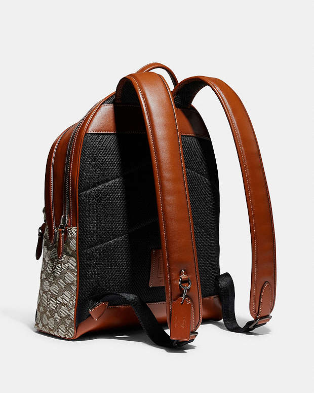 COACH® | Disney X Coach Charter Backpack In Signature Textile