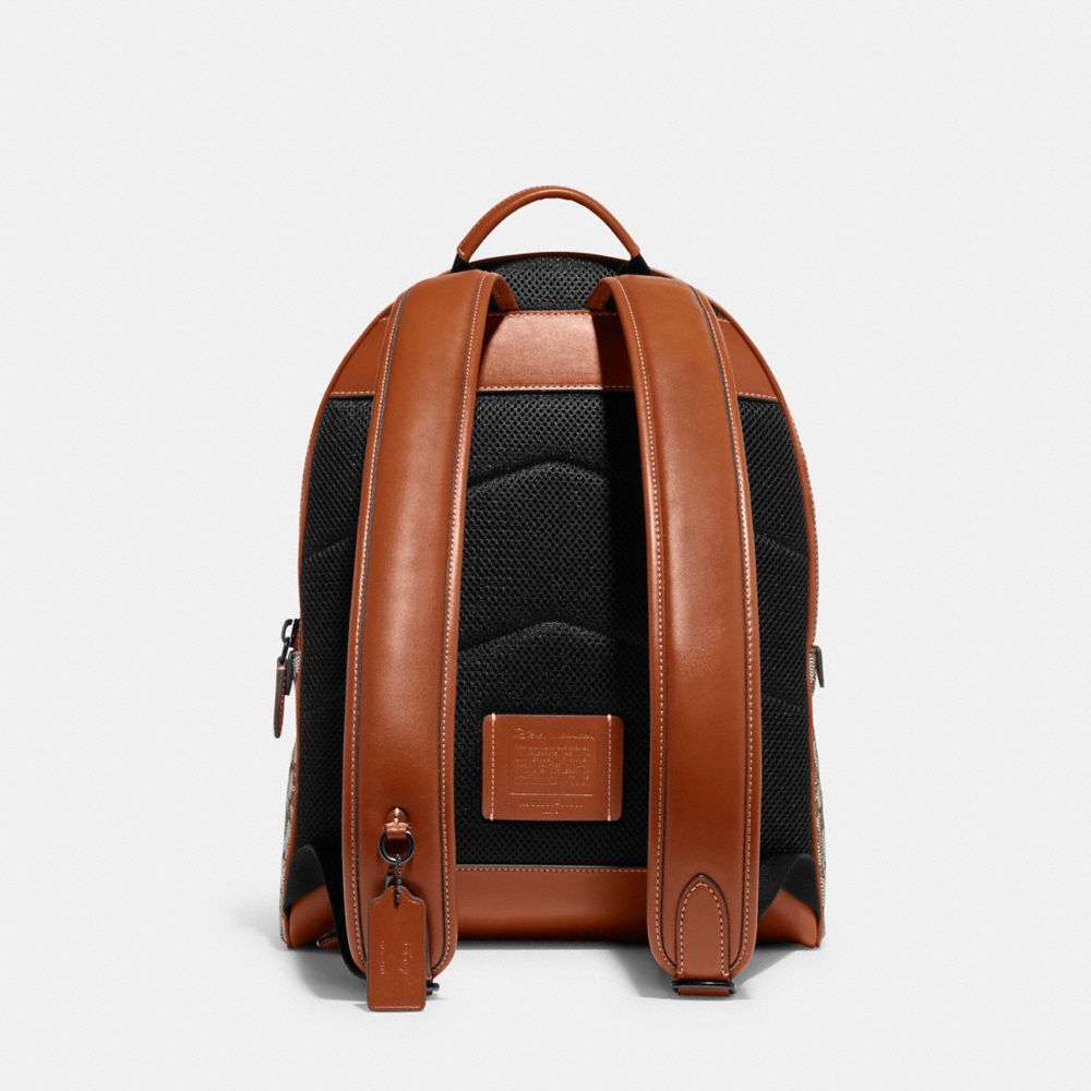 COACH® | Disney X Coach Charter Backpack In Signature Textile