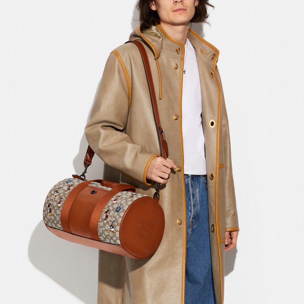 COACH Disney X Coach Duffle In Signature Textile Jacquard With