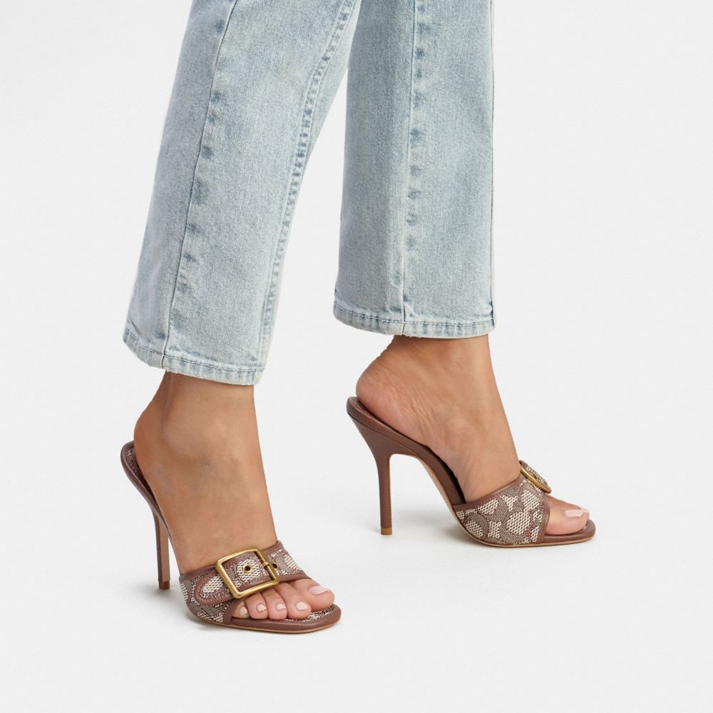 Buckle mule heels new arrivals