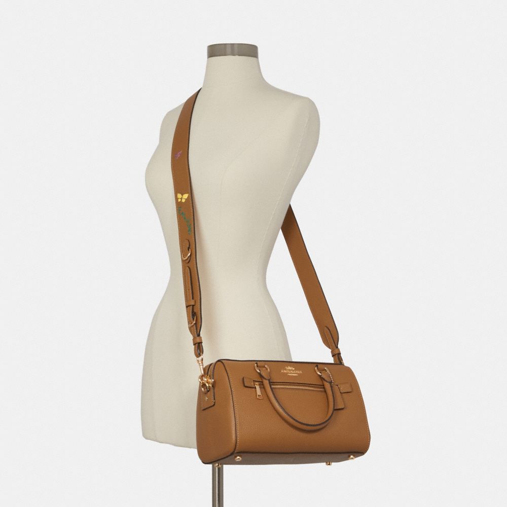 COACH®,Rowan Satchel Bag With Diary Embroidery,,Alternate View