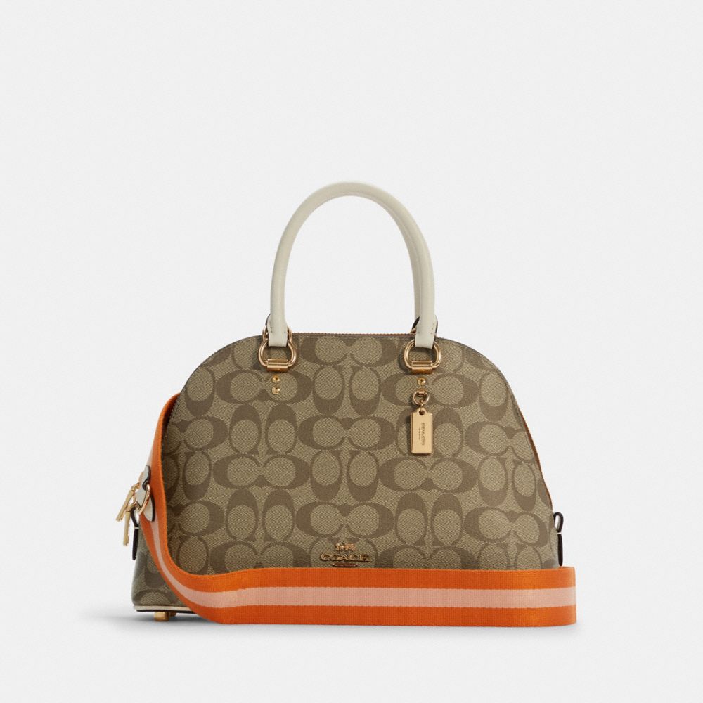 COACH® Outlet  Katy Satchel In Signature Canvas