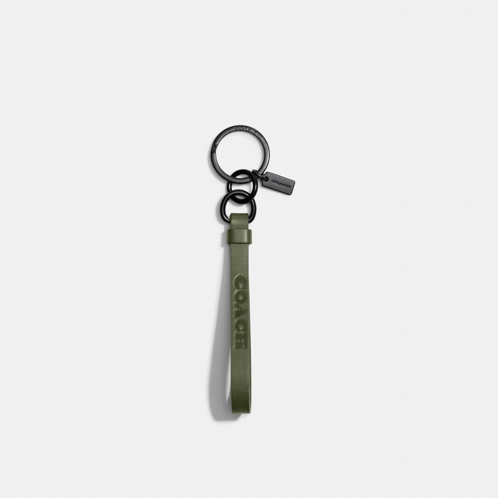 COACH®,Loop Key Fob,,Front View