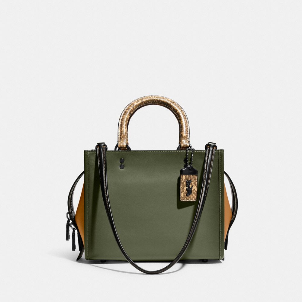 Rogue Bag 25 In Colorblock With Snakeskin Detail | COACH®