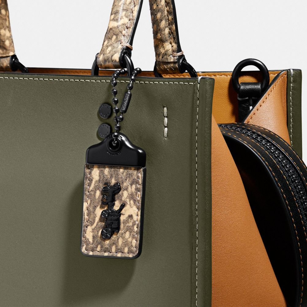 Rogue 25 In Colorblock With Snakeskin Detail | COACH®