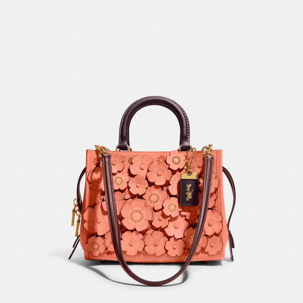 Coach Rogue Bag 25 With Wild Tea Rose In : Bp/chalk