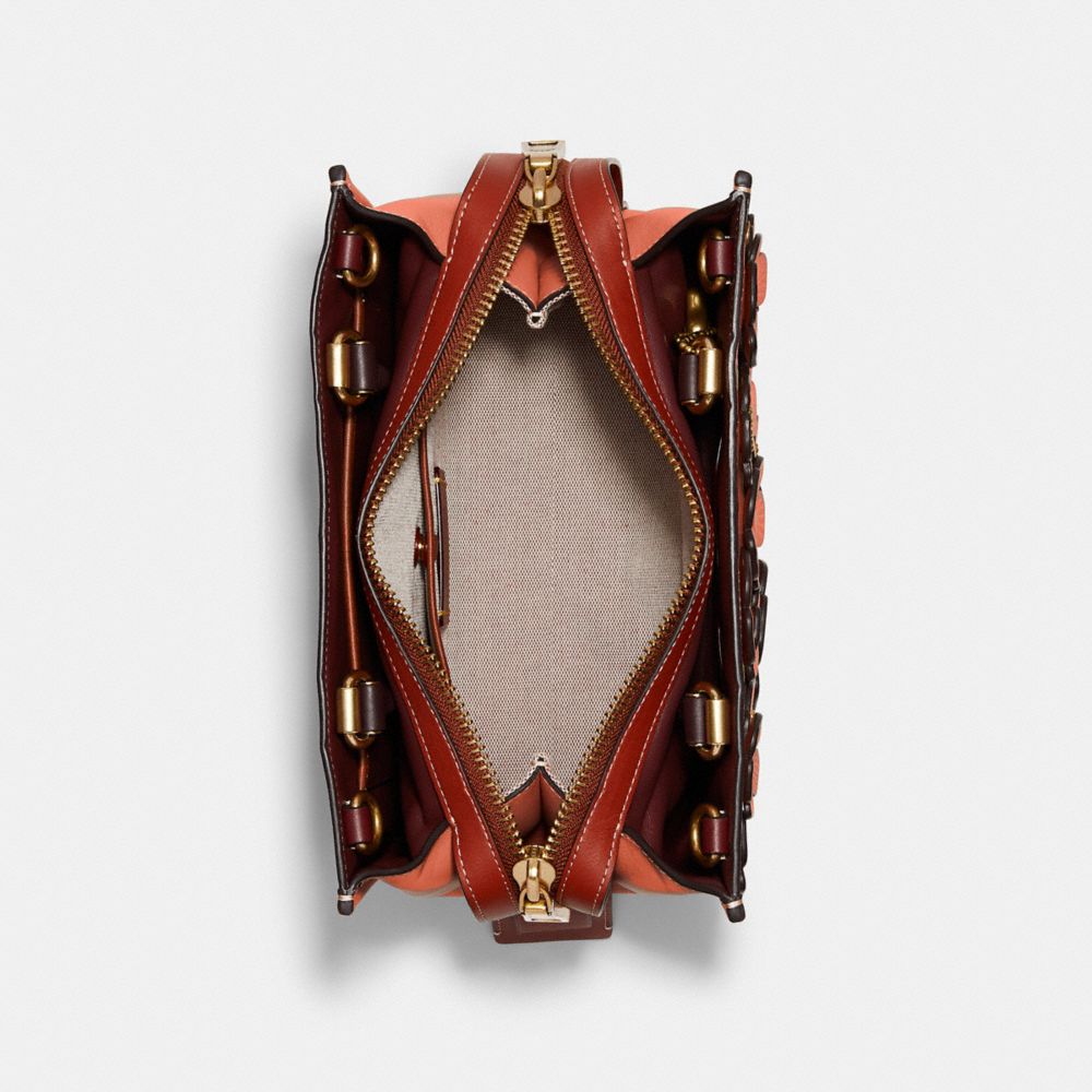 COACH®,Rogue Bag 25 In Colorblock With Tea Rose,,Inside View,Top View