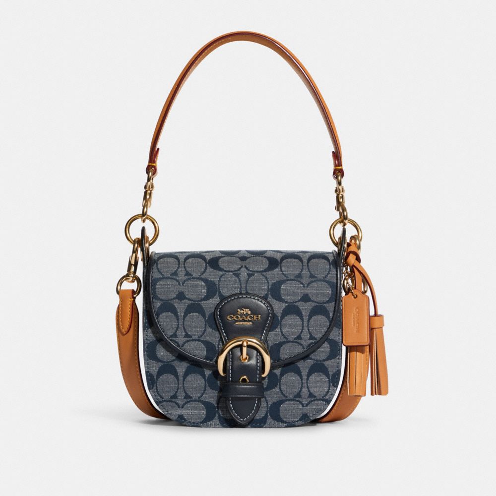 COACH OUTLET®  Kleo Shoulder Bag 17 In Signature Chambray