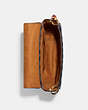 COACH®,KLEO SHOULDER BAG 23 IN SIGNATURE CHAMBRAY,Medium,Gold/Denim Multi,Inside View,Top View