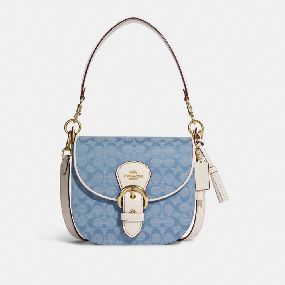 COACH OUTLET®  Kleo Shoulder Bag 17 In Signature Chambray