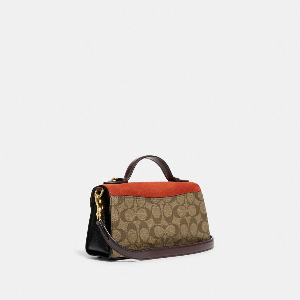 Kleo Top Handle En Toile Signature