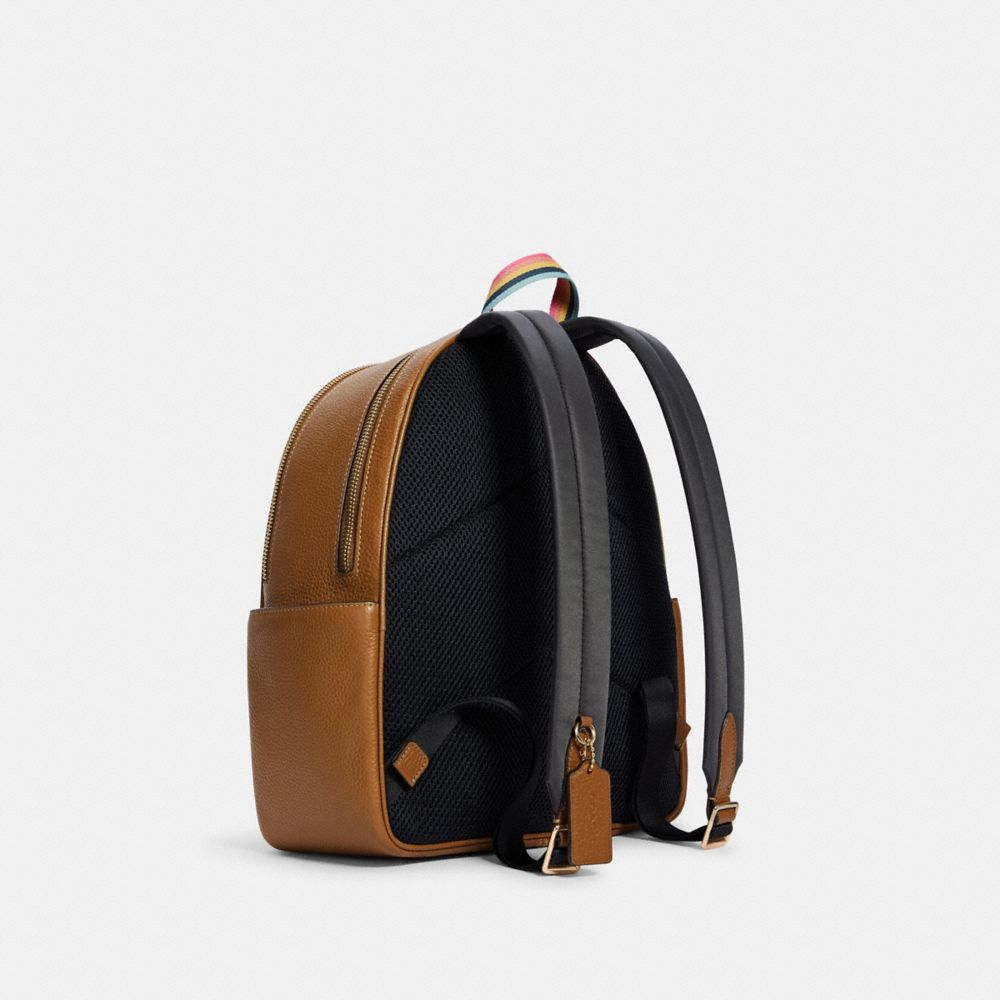 GRANDSERIES Leather Backpack in Black