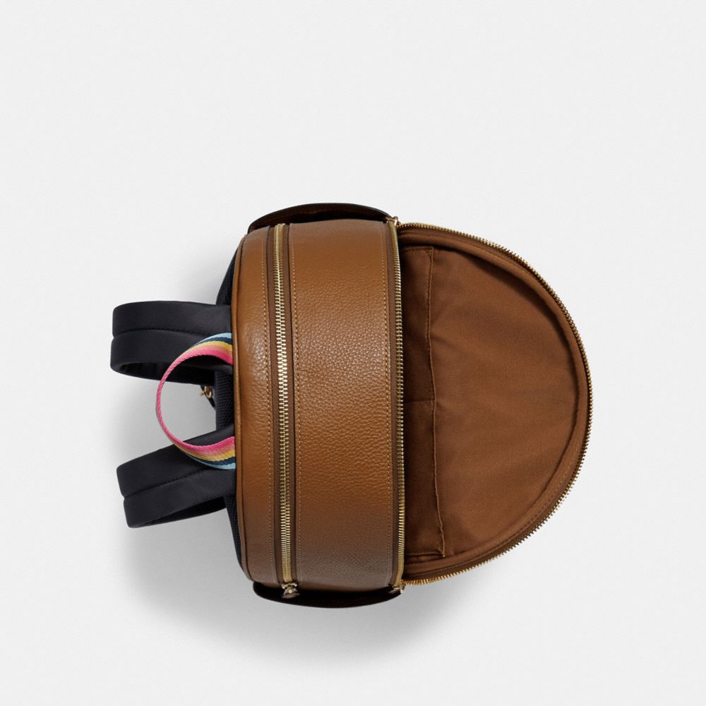 COACH®,Court Backpack,,Inside View,Top View