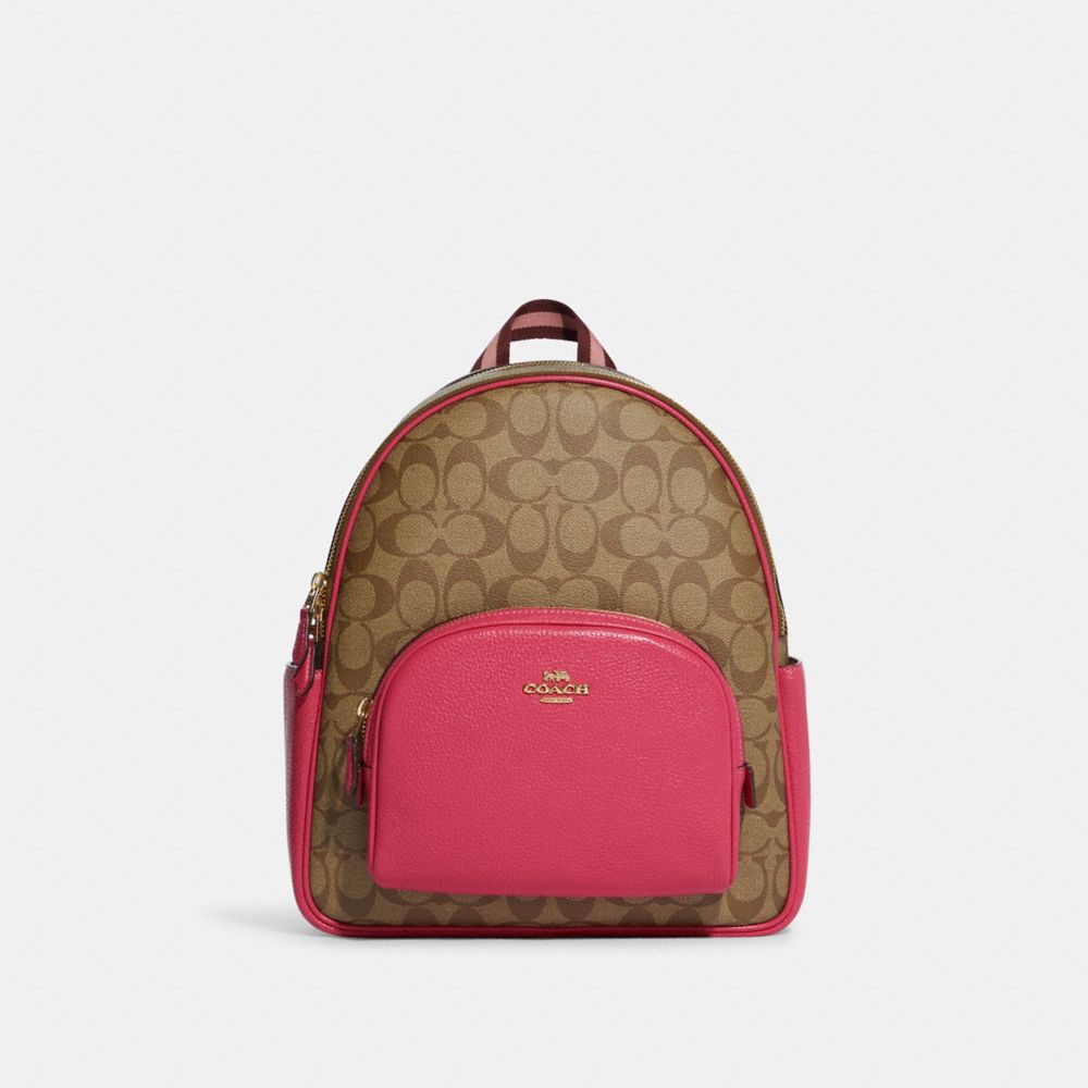 COACH® | Court Backpack In Signature Canvas