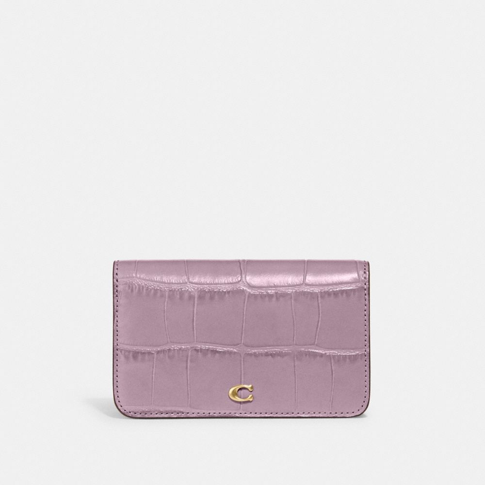 coach slim card case women's