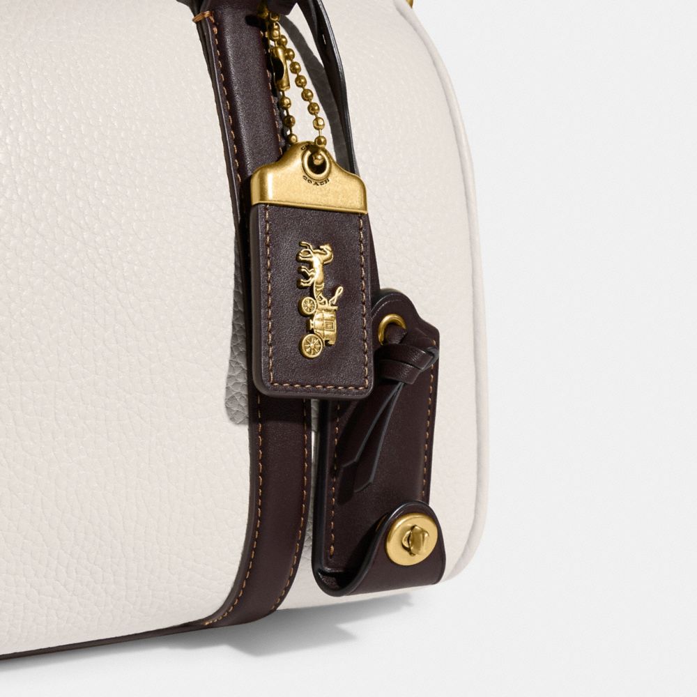 COACH MINI SIERRA SATCHEL IN COLORBLOCK SIGNATURE for