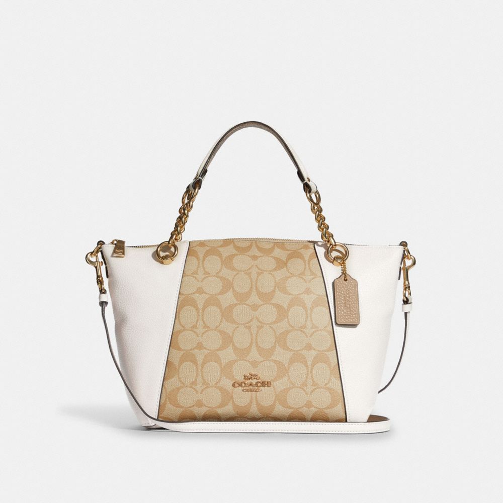 Coach small best sale kelsey signature