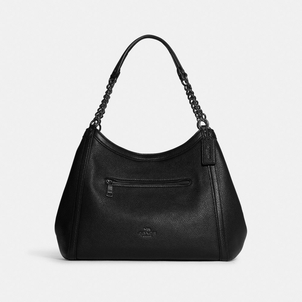 Coach on sale gunmetal handbag