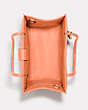 COACH®,CASHIN CARRY TOTE 22,Glovetanned Leather,Small,Brass/Light Coral,Inside View,Top View