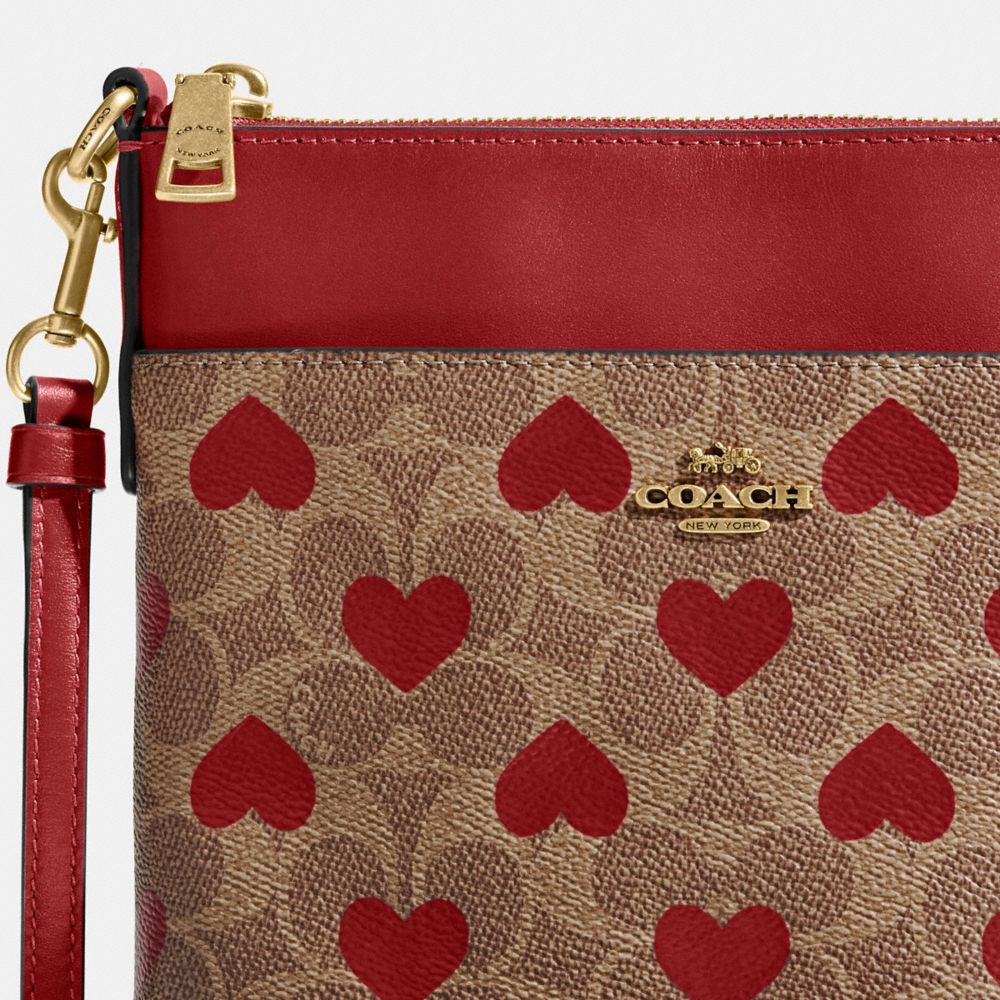 Coach Heart Messenger Crossbody