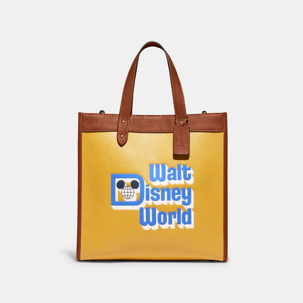 COACH® | Disney X Coach Field Tote With Walt Disney World Motif