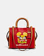 Disney X Coach Rogue Bag 25 With Mickey Mouse And Minnie Mouse Motif