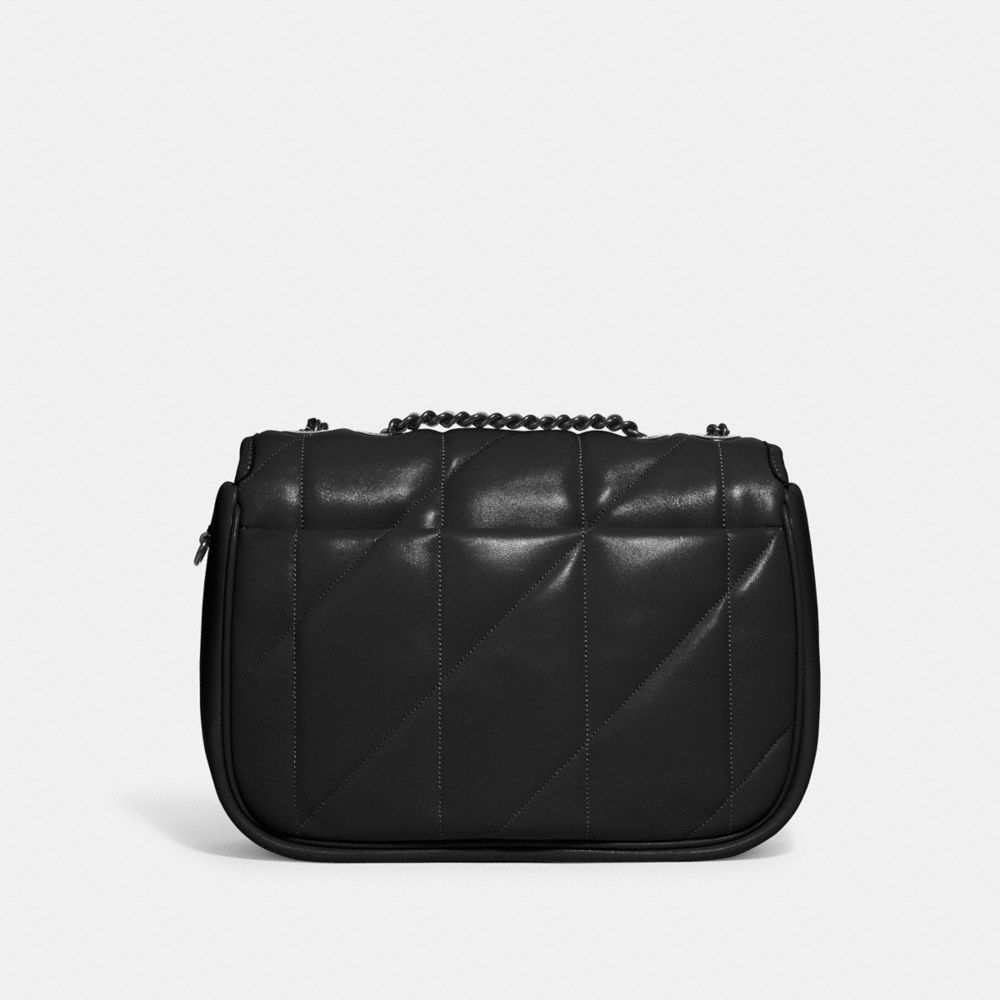 Women's Minimal Soft Leather Pillow Shoulder Bag Single Wide