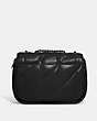 COACH®,PILLOW MADISON SHOULDER BAG WITH QUILTING,Nappa leather,Medium,Pewter/Black,Back View