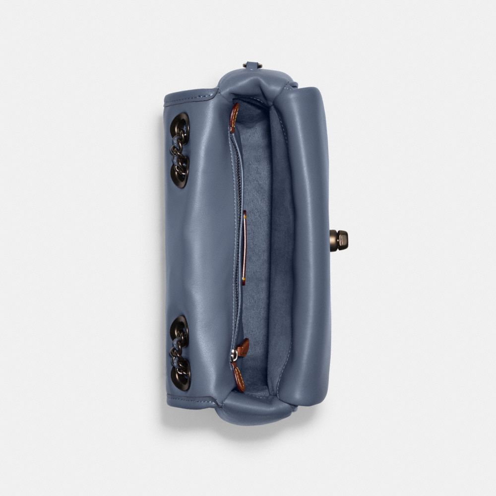 COACH®,Pillow Madison Shoulder Bag With Quilting,Leather,Shoulder Bag,Chain Detail,Logo,Shoulder Guard,Day Party,,Inside View,Top View