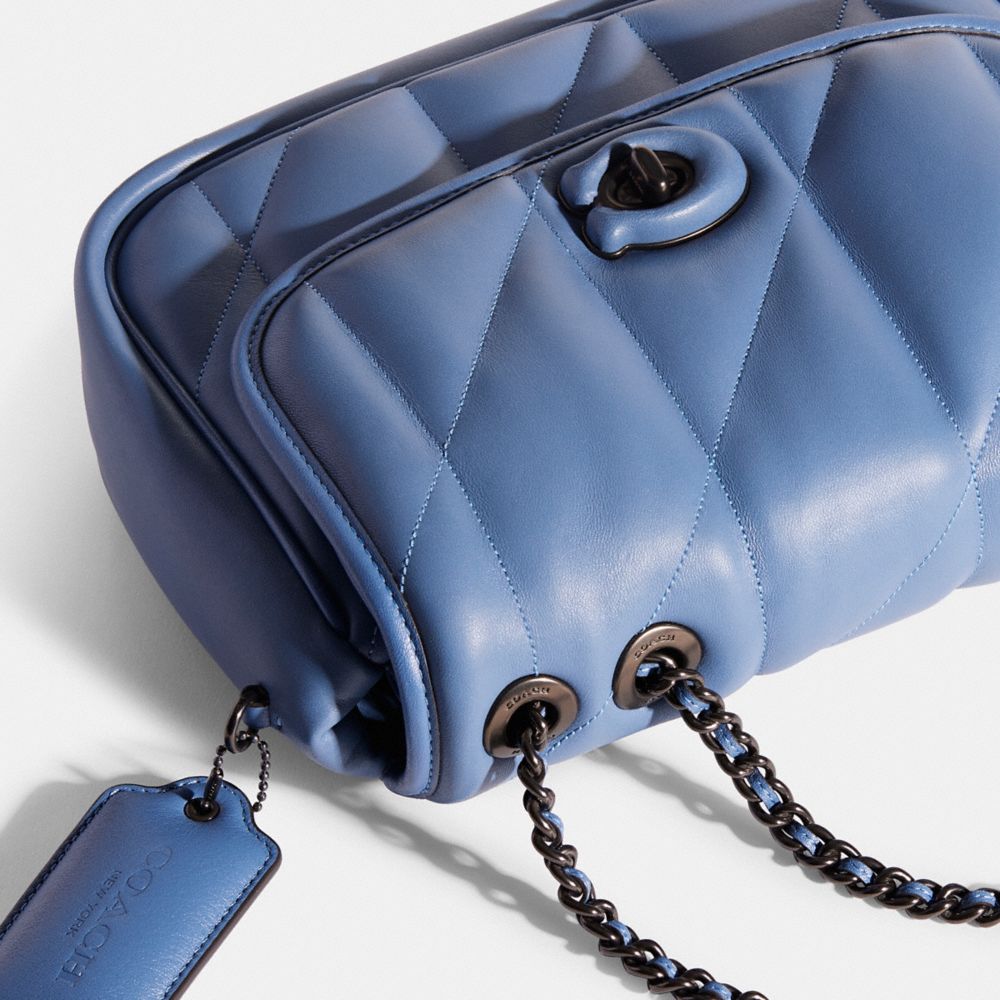 COACH®,Pillow Madison Shoulder Bag With Quilting,Leather,Shoulder Bag,Chain Detail,Logo,Shoulder Guard,Day Party,,Closer View