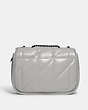 COACH®,PILLOW MADISON SHOULDER BAG WITH QUILTING,Nappa leather,Medium,Pewter/Dove Grey,Back View