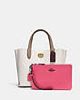 COACH®,Willow Tote 24 In Colorblock & Small Wristlet,