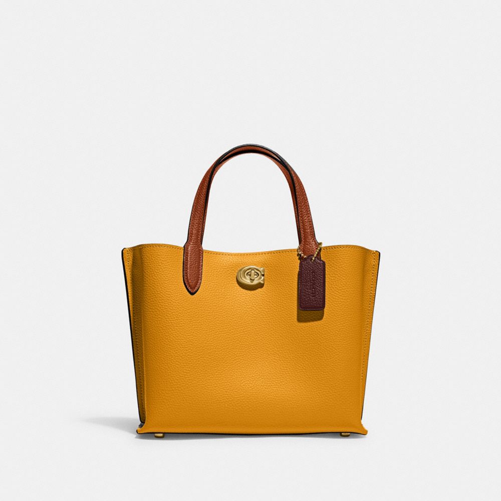 国内即発!!【COACH】Willow tote in colorblock トートバッグ 国内即発!!【COACH】Willow tote in colorblock トートバッグ