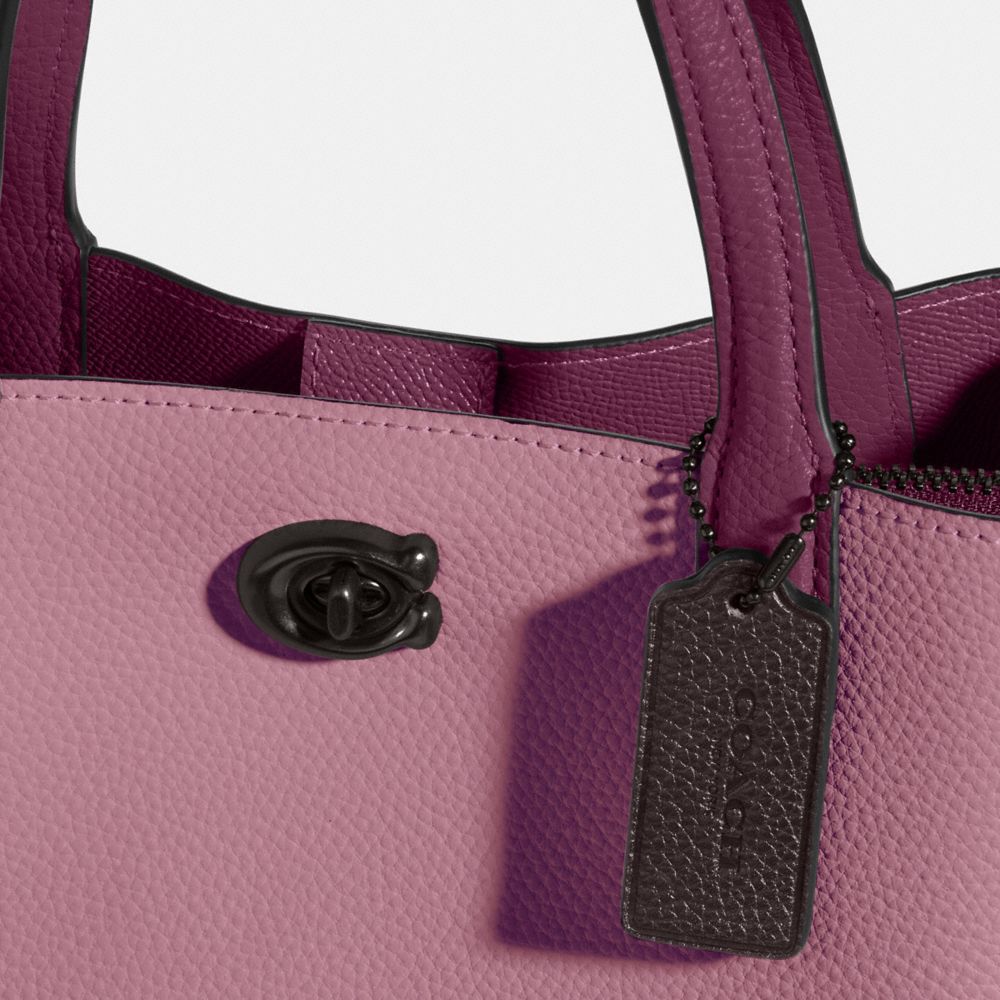 COACH®,Willow Tote Bag 24 In Colorblock,Leather,Tote,Metal,Logo,Casual,,Closer View