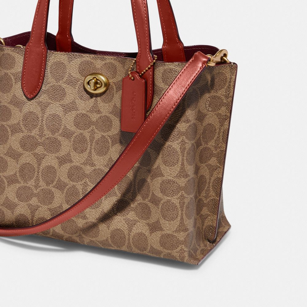 COACH®  Willow Tote In Signature Canvas