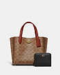 COACH®,Willow Tote 24 In Signature Canvas & Billfold Wallet,Save on Sets,