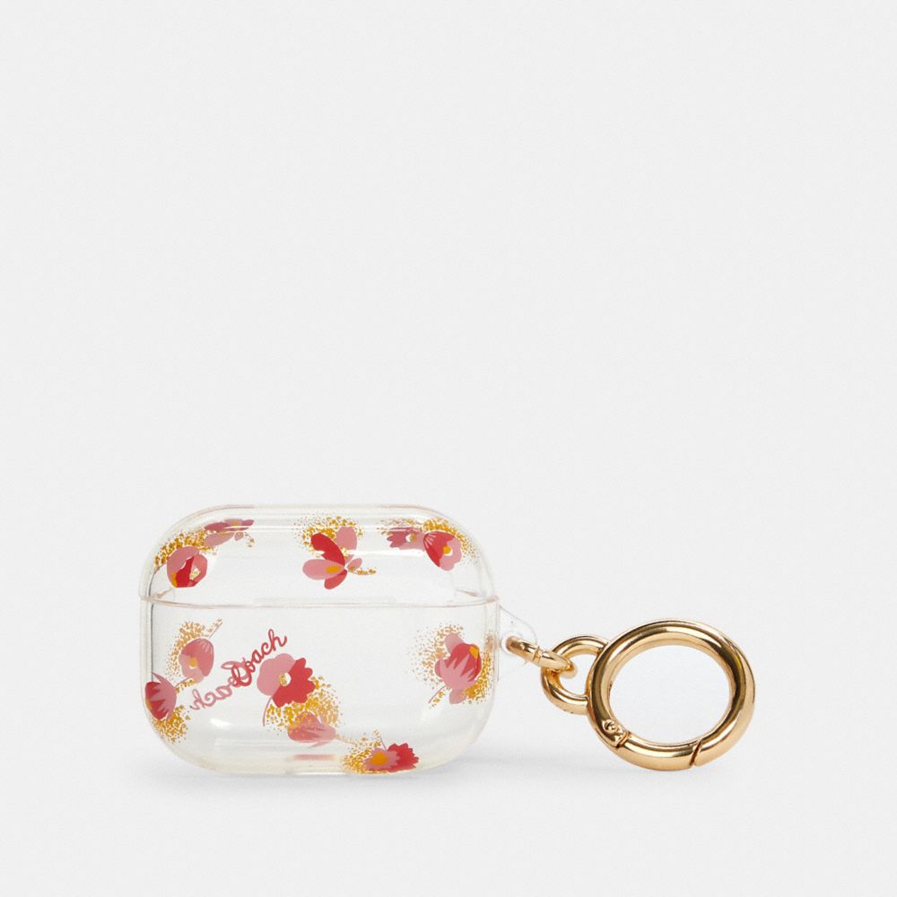 Coach, Bags, Coach Airpod Case Floral Pink And Super Summery