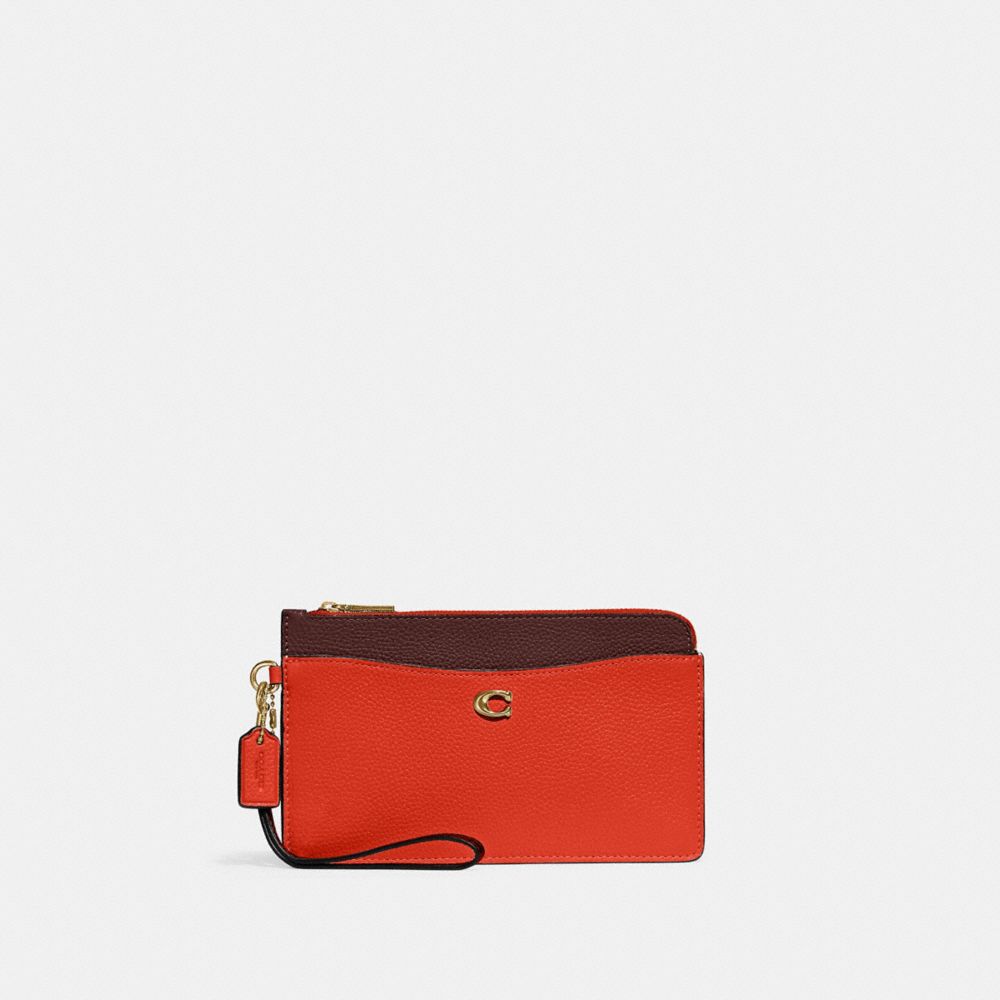 L Zip Wristlet In Colorblock