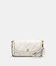 COACH®,HAYDEN CROSSBODY WITH QUILTING,Nappa leather,Mini,Brass/Chalk,Front View