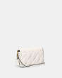 COACH®,HAYDEN CROSSBODY WITH QUILTING,Nappa leather,Mini,Brass/Chalk,Angle View