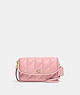 COACH®,HAYDEN CROSSBODY WITH QUILTING,Nappa leather,Mini,Brass/Bubblegum,Front View